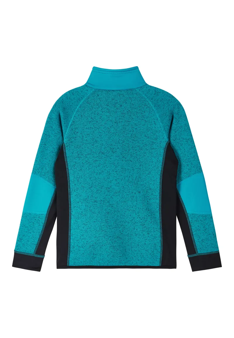 Reima Liukuen Kids Full Zip Fleece Top - Aqua Blue-1