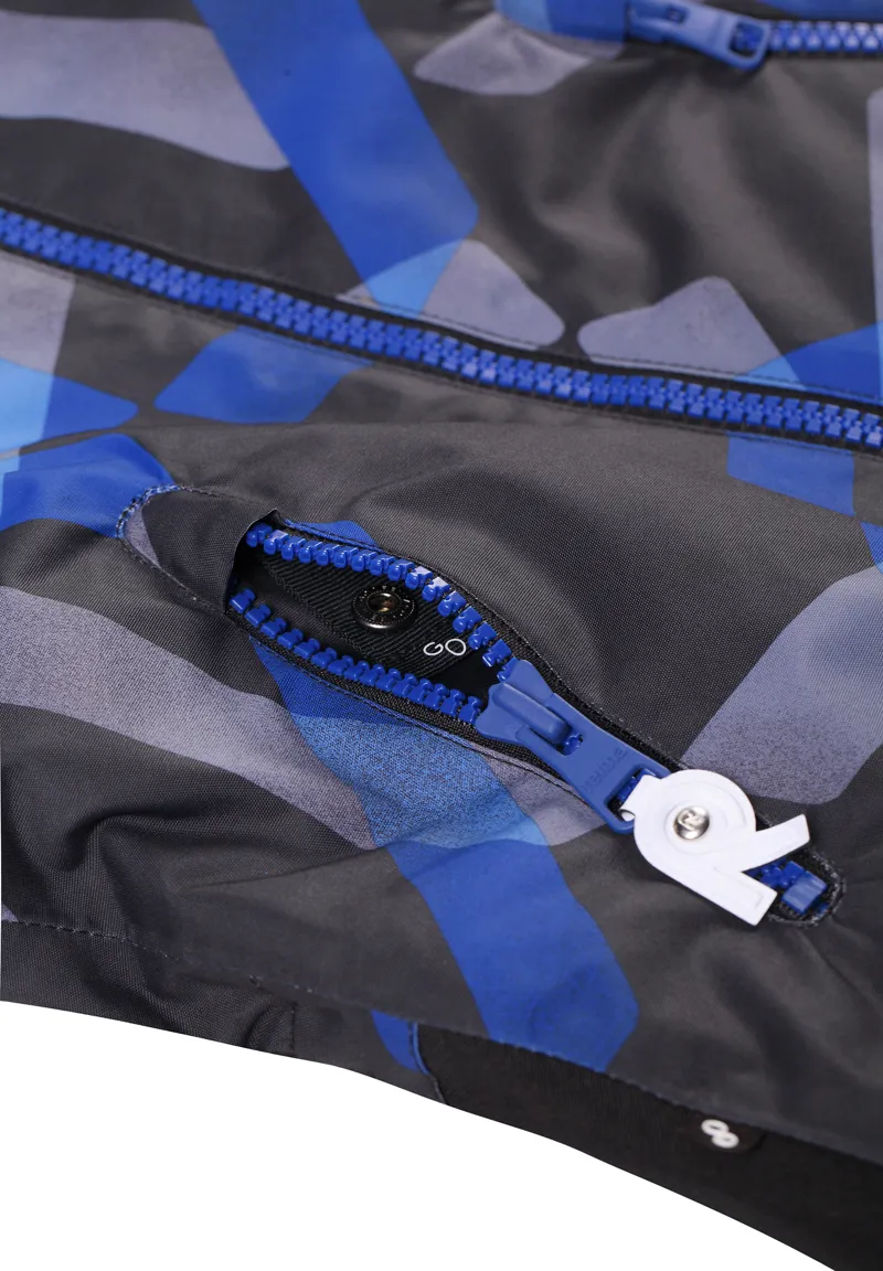 Reima Snowy Childs All in One Suit in Blue/Black-4