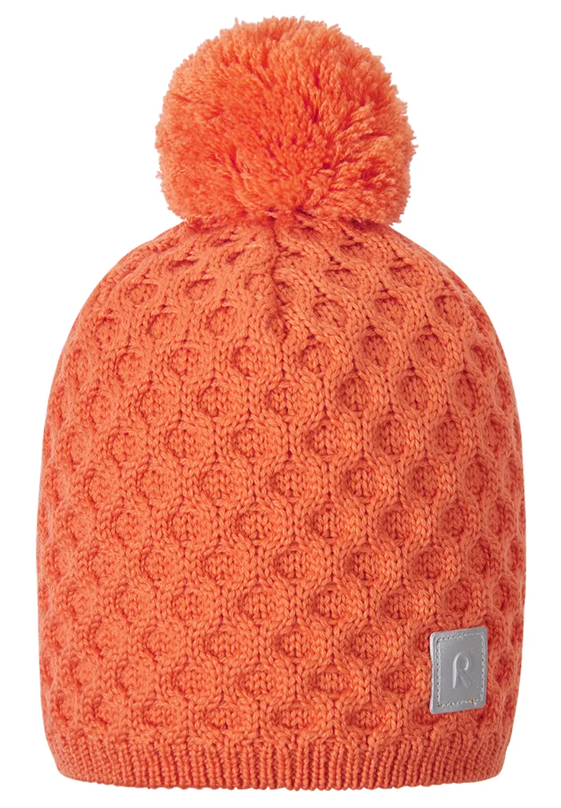 Reima Nyksund Kids Merino Beanie Hat - Orange