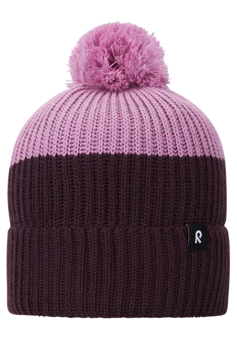 Reima Pilke Kids Beanie Hat - Purple