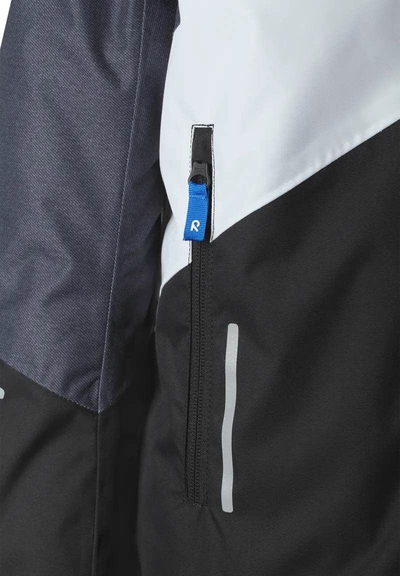 Reima Junior Laks Ski Jacket in Blue Multi-2