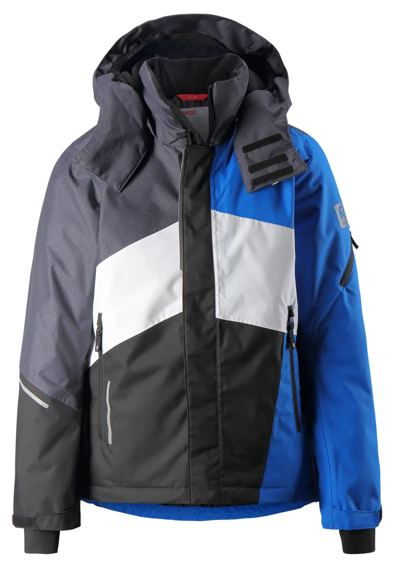 Reima Junior Laks Ski Jacket in Blue Multi