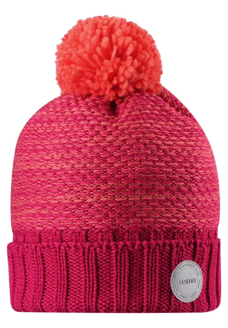 Reima Junior Rinne Beanie Hat in Pink