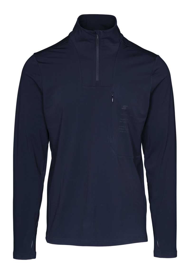 Stockli Montero Half Zip Mens Midlayer - Black