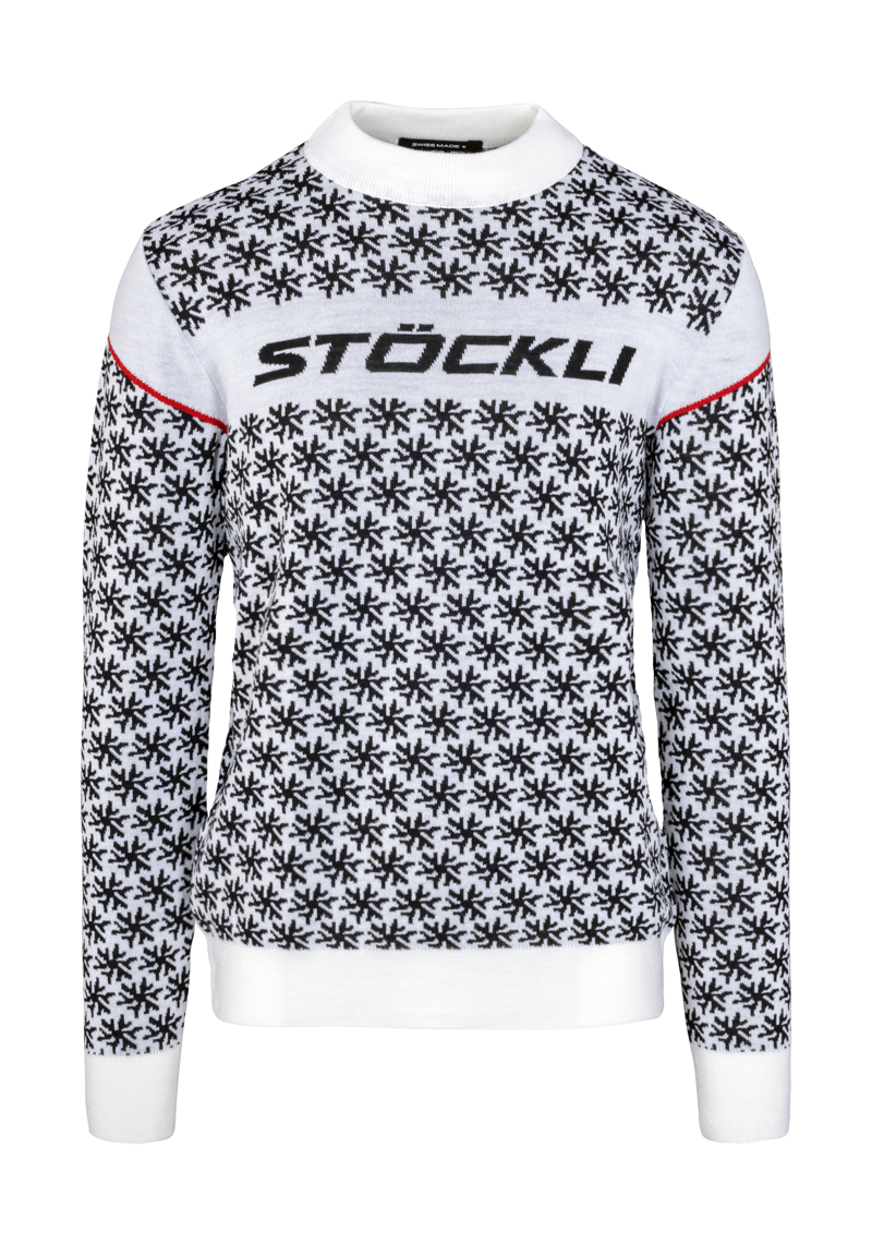 Stockli Swiss Snow Unisex Pullover - White