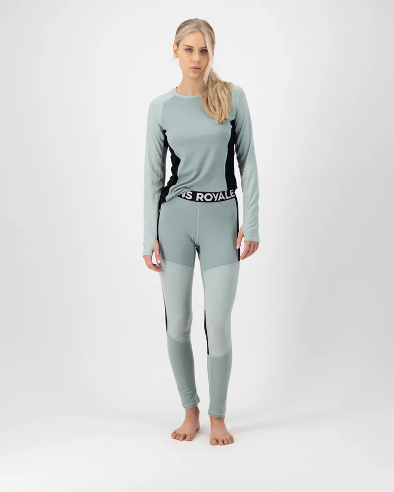 Mons Royale Olympus Womens Merino Legs - Glacier-3