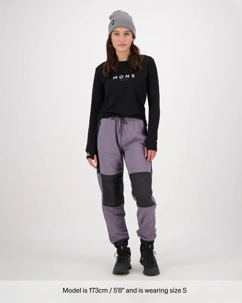 Mons Royale Yotei Classic Merino Womens Top - Black-1