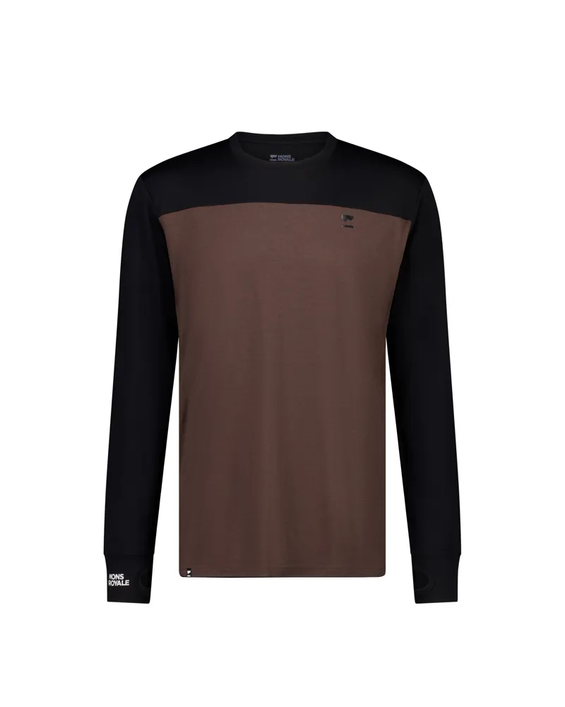 Mons Royale Yotei LS Merino Mens Top - Cedar