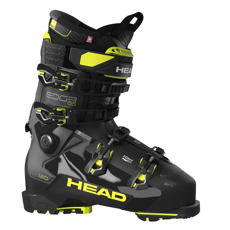 Head Edge 120 HV Grip Walk Mens Ski Boots - Black