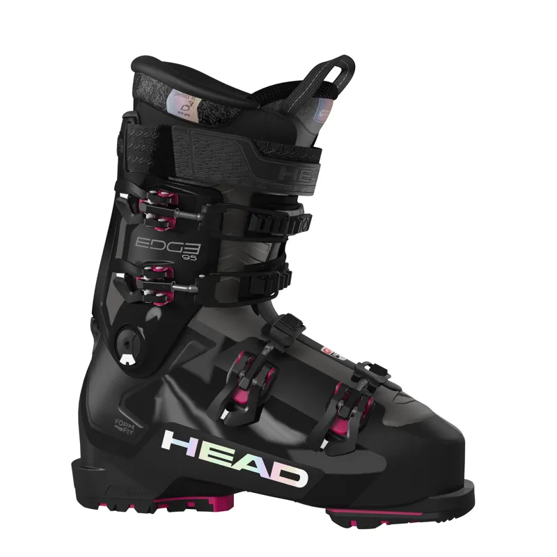 Head Edge 95W HV GW Womens Ski Boots - Black Fuchsia