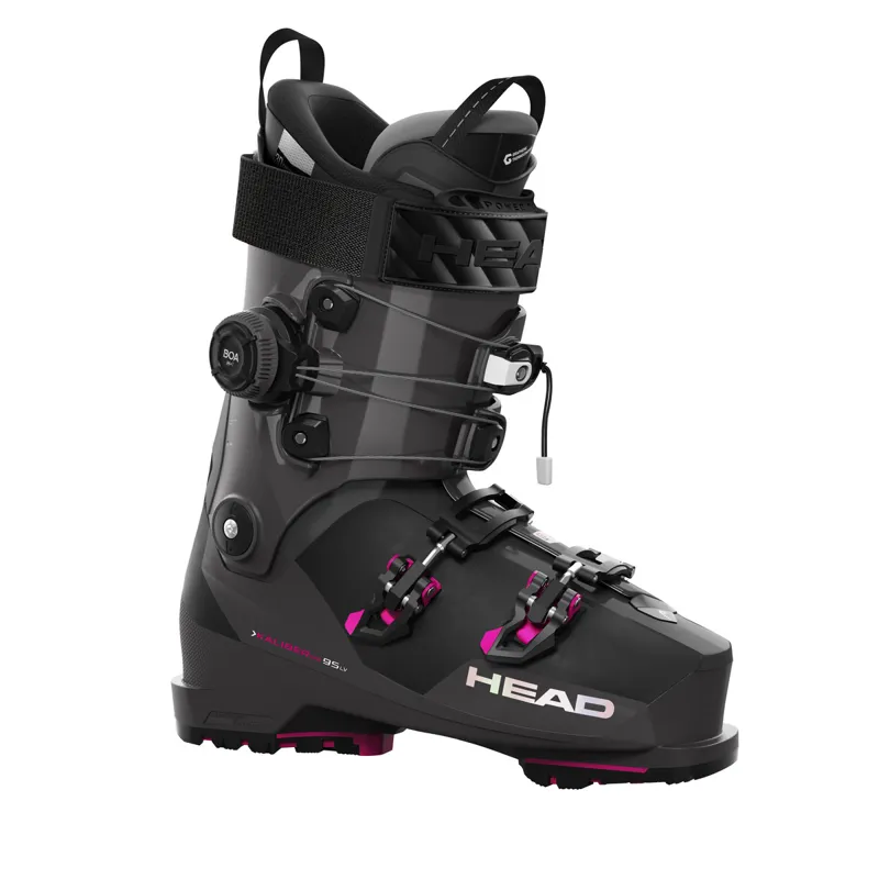 Head Kaliber Pro 95W LV GW BOA Womens Ski Boots - Anthracite