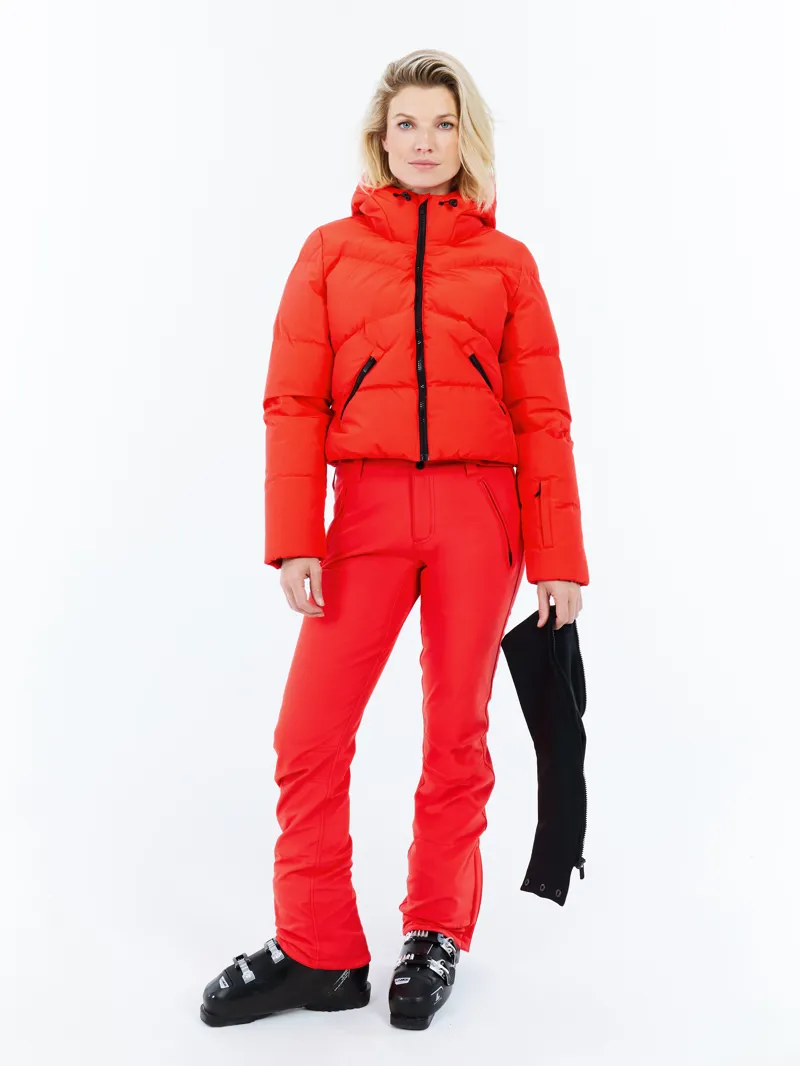 Protest Preppy Womens Ski Jacket - Poppy Red-1