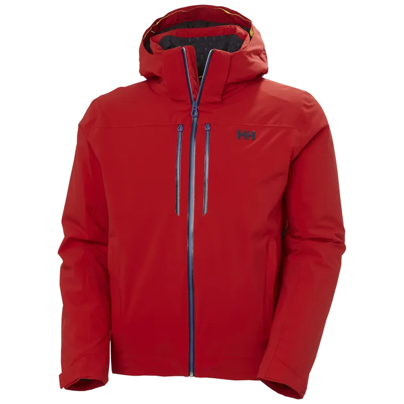 Helly Hansen Alpha Lifaloft Mens Ski Jacket - Red
