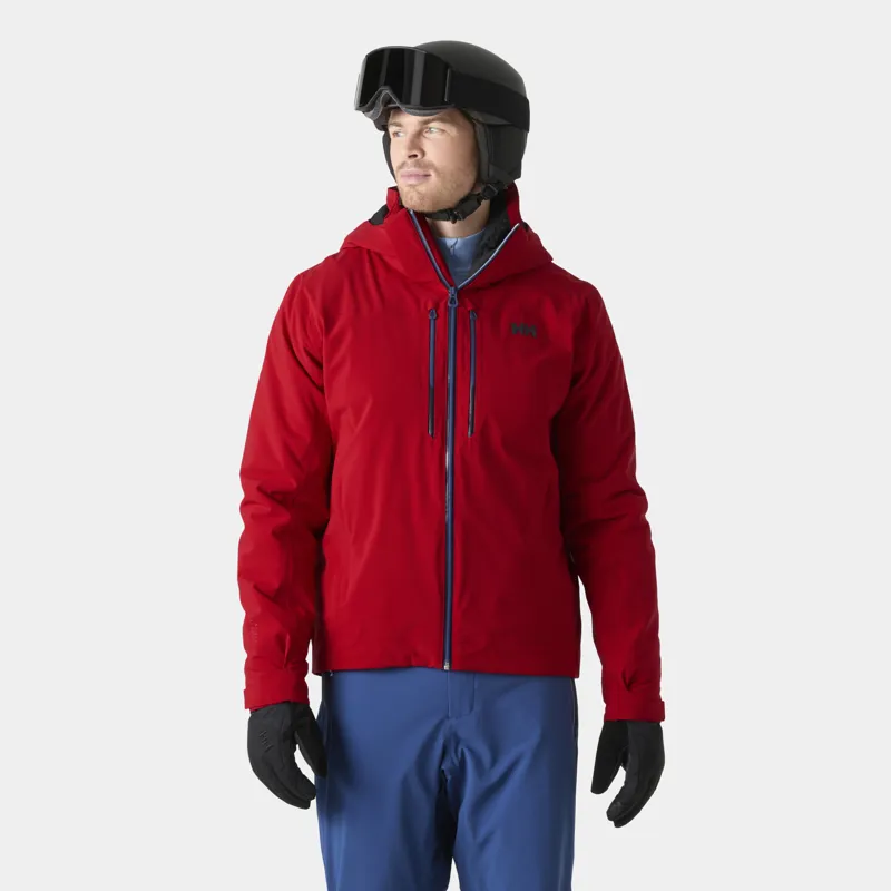 Helly Hansen Alpha Lifaloft Mens Ski Jacket - Red-5