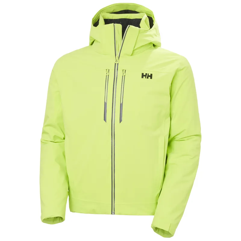 Helly Hansen Alpha Lifaloft Mens Ski Jacket - Luminous Green