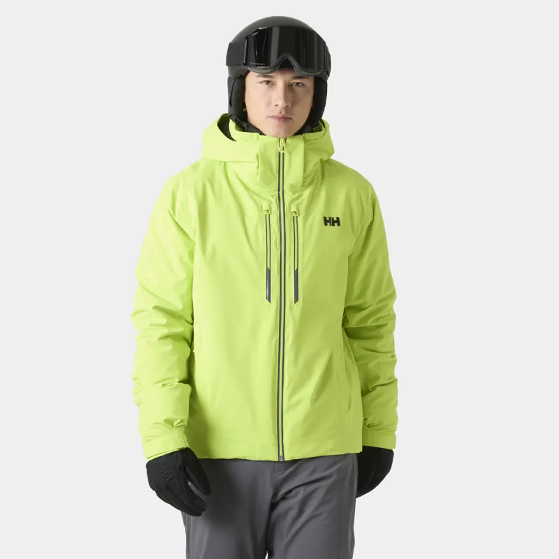 Helly Hansen Alpha Lifaloft Mens Ski Jacket - Luminous Green-5
