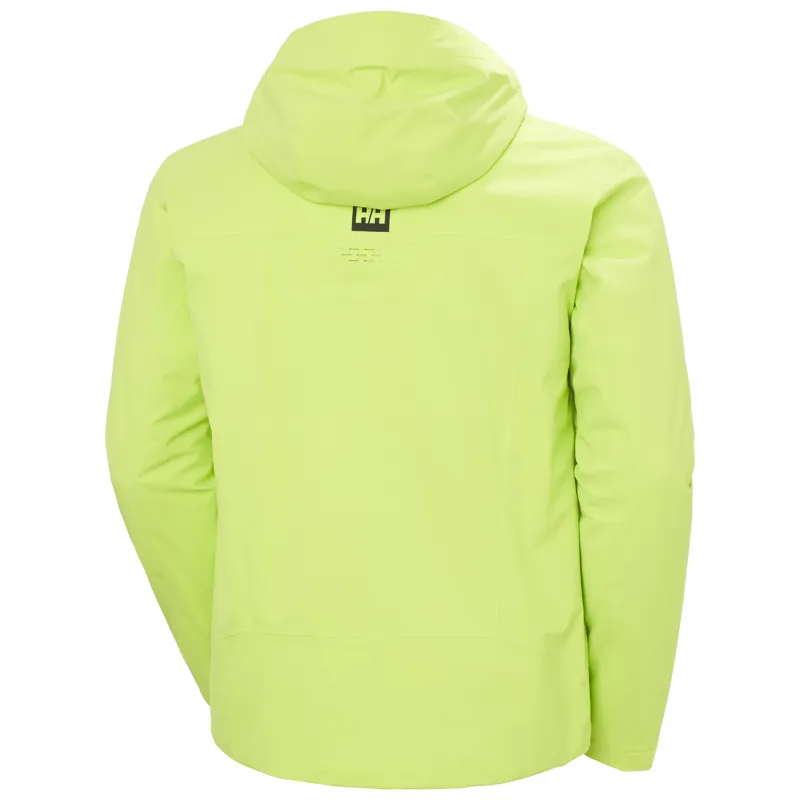 Helly Hansen Alpha Lifaloft Mens Ski Jacket - Luminous Green-1