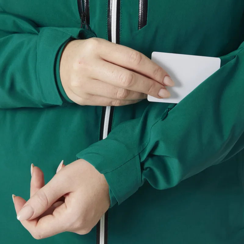 Helly Hansen Alphelia LifaLoft Womens Ski Jacket - Emerald Green-7