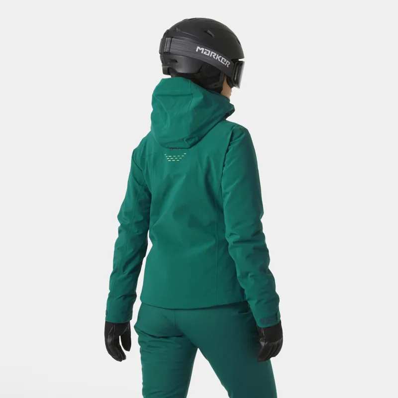 Helly Hansen Alphelia LifaLoft Womens Ski Jacket - Emerald Green-8
