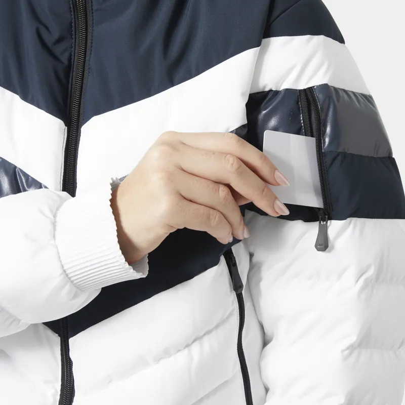 Helly Hansen Imperial Short Puffy Womens Ski Jacket - Navy-4