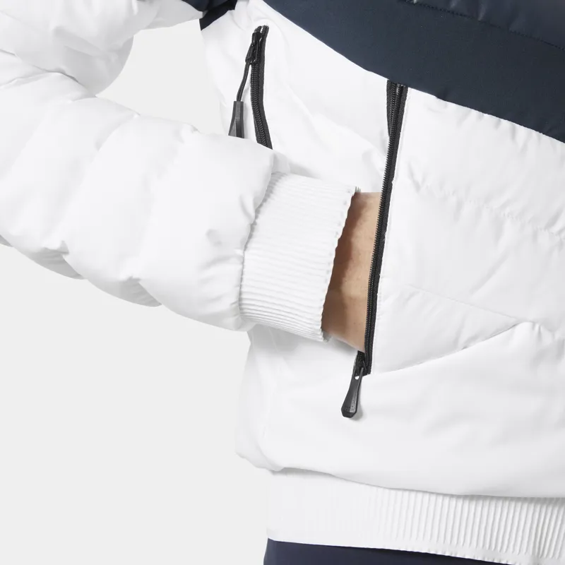 Helly Hansen Imperial Short Puffy Womens Ski Jacket - Navy-3