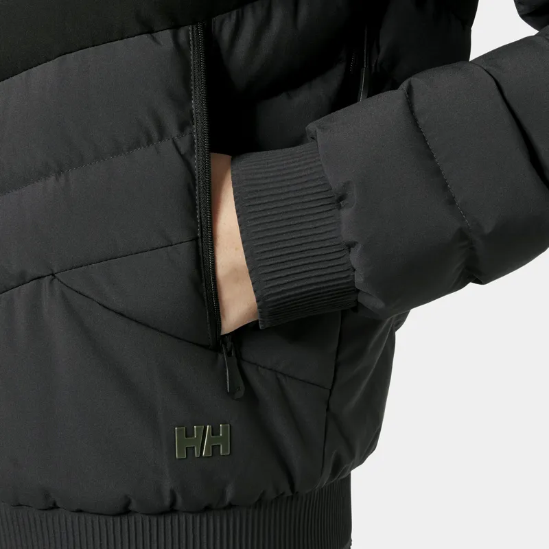 Helly Hansen Imperial Short Puffy Womens Ski Jacket - Black-4