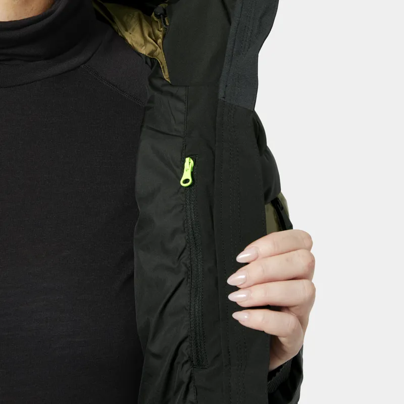 Helly Hansen Imperial Short Puffy Womens Ski Jacket - Black-6