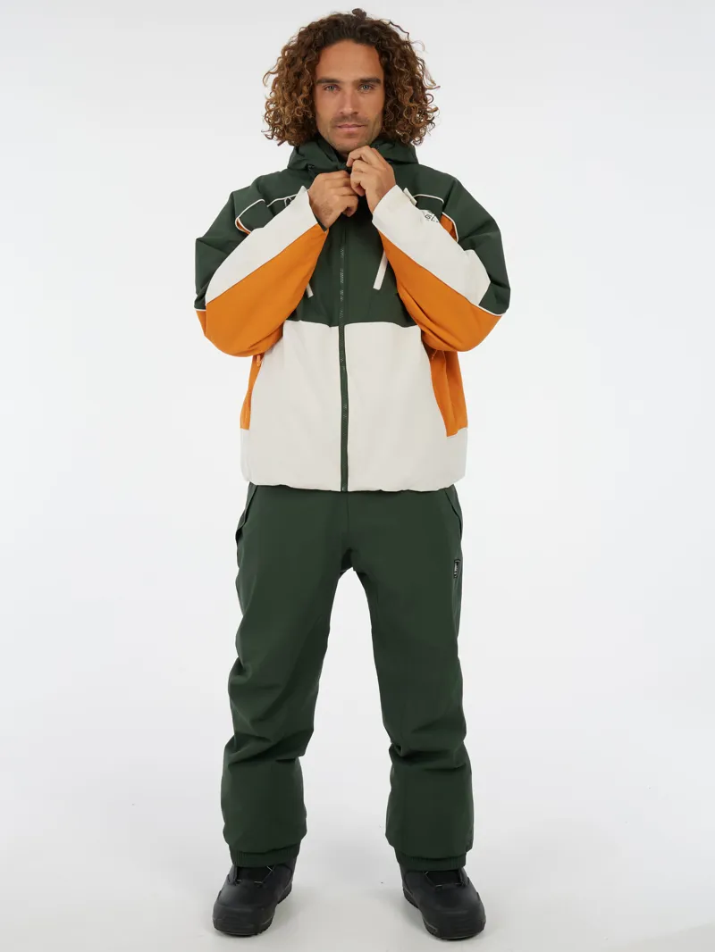 Protest Elgin Mens Ski Jacket - Kale Green-3