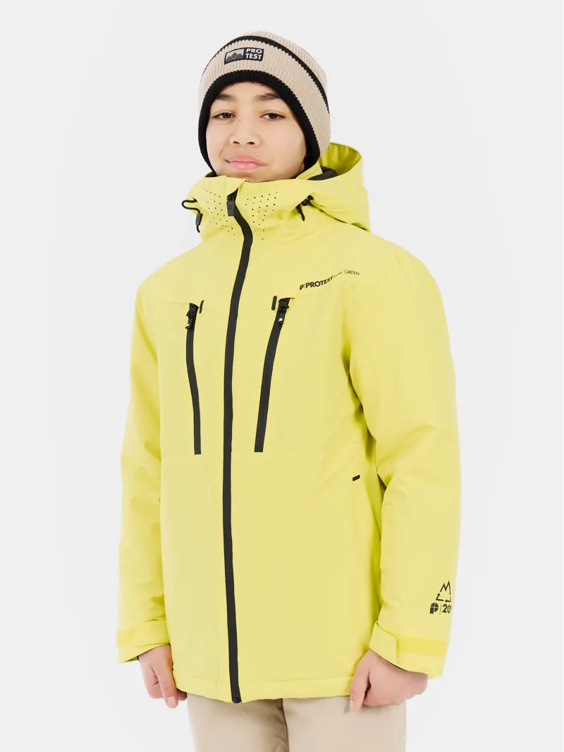 Protest Wixan Junior Ski Jacket - Lime Splash-6