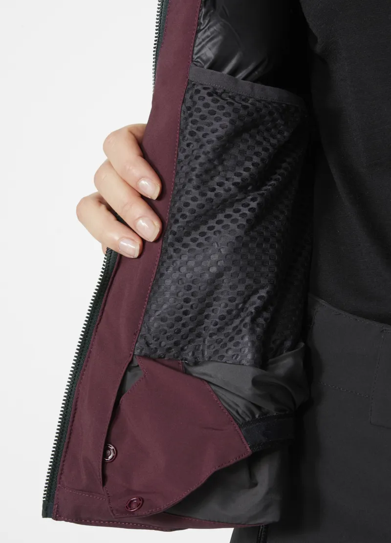 Helly Hansen Valdisere Womens Ski Jacket - Hickory-2