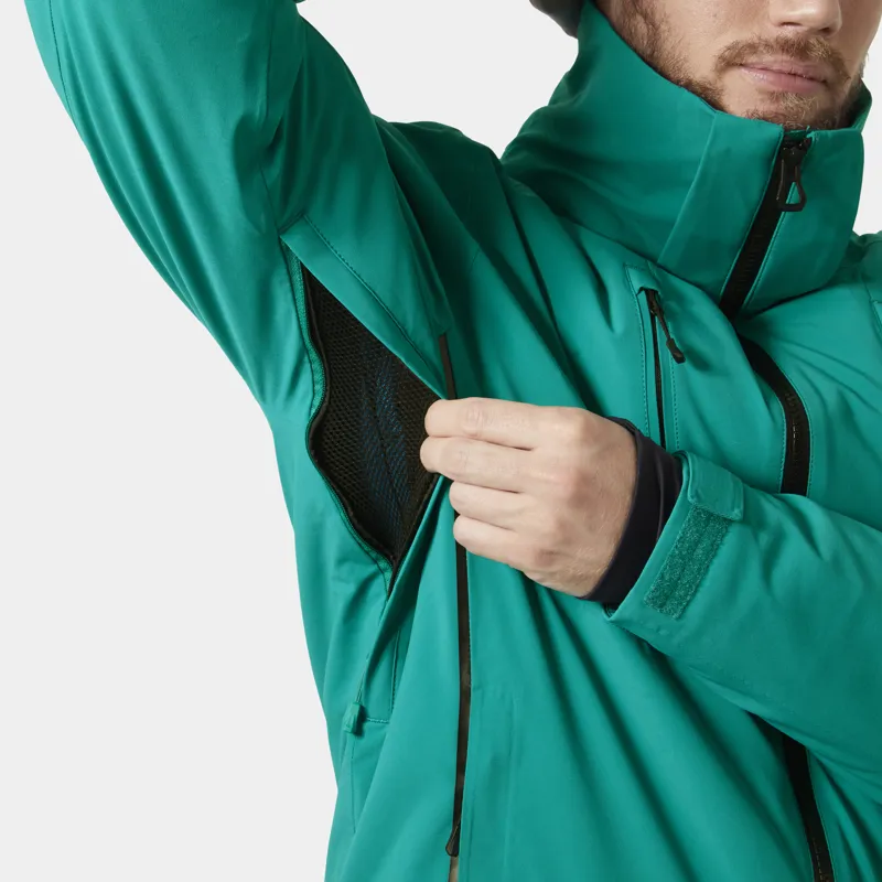 Helly Hansen Alpha 4.0 Mens Ski Jacket - Signal Green-4