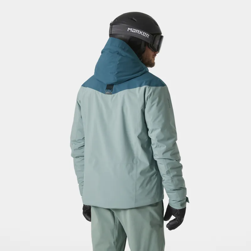 Helly Hansen Carv Lifaloft 2.0 Mens Ski Jacket - Cactus Green-6