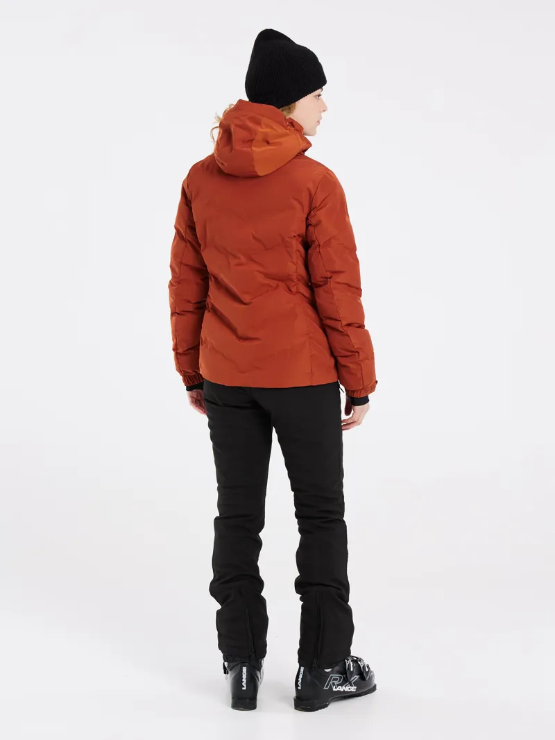 Protest Artssu Womens Ski Jacket - Uluru Rust-2