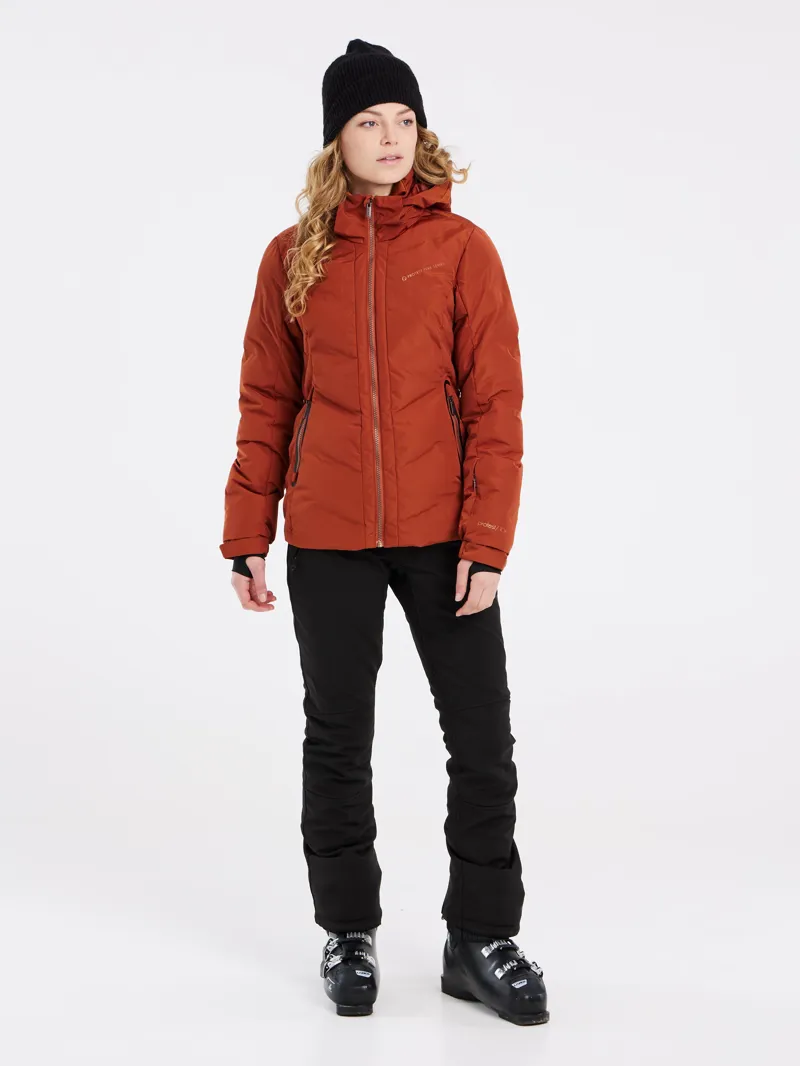Protest Artssu Womens Ski Jacket - Uluru Rust-3