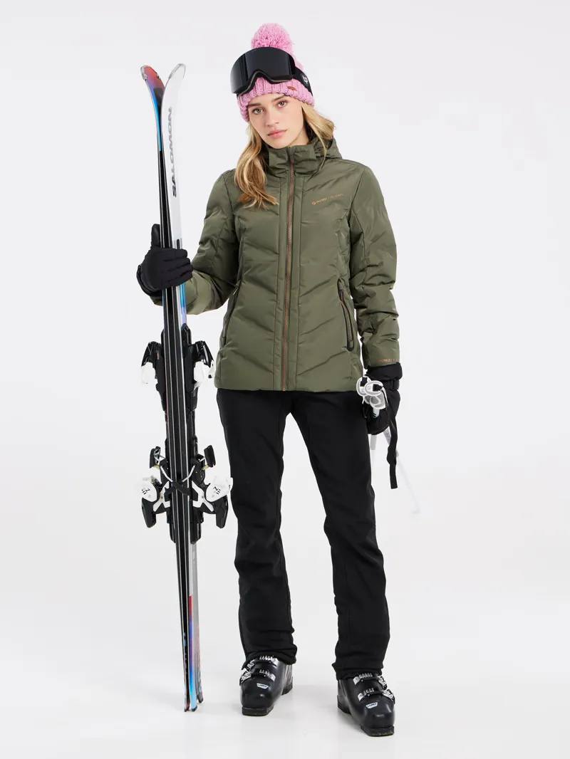Protest Artssu Womens Ski Jacket - Botanic Green-5
