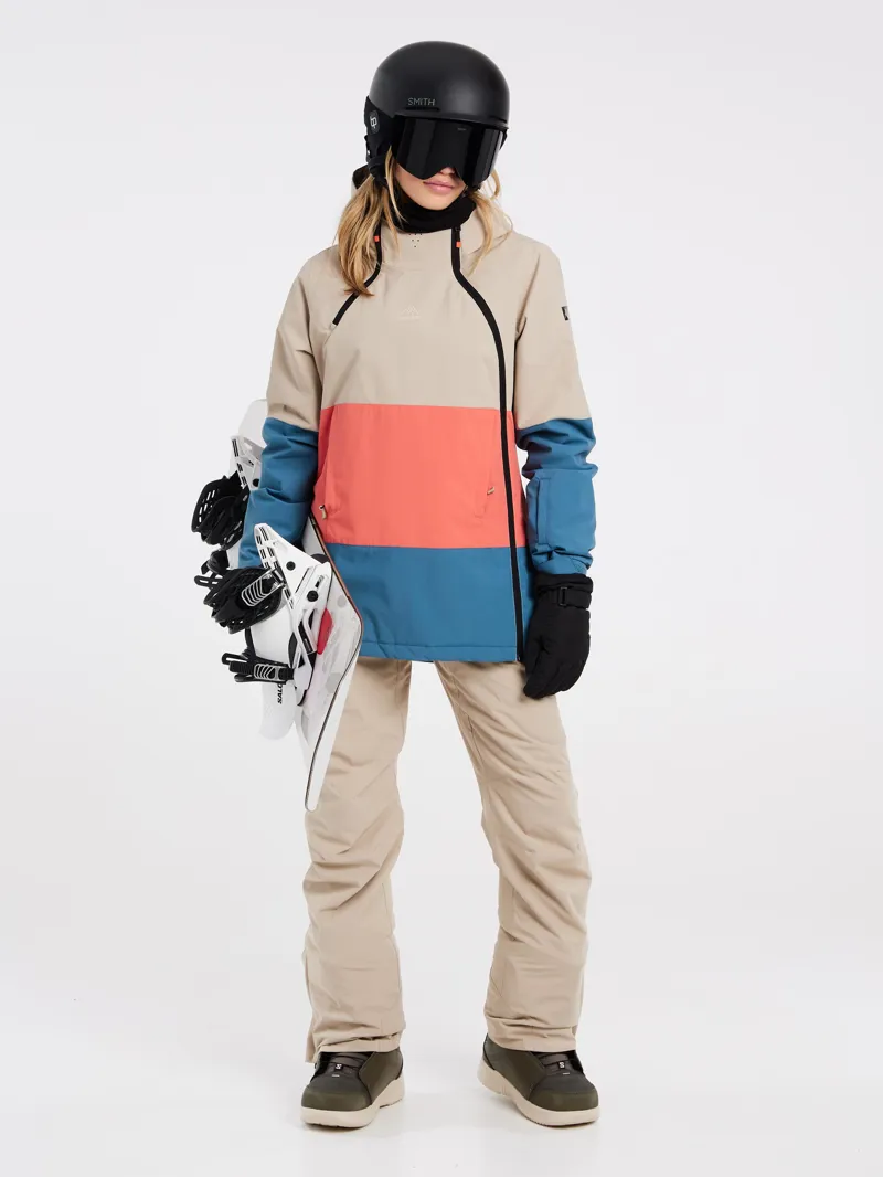 Protest Limia Womens Ski Jacket - Bamboo Beige-5