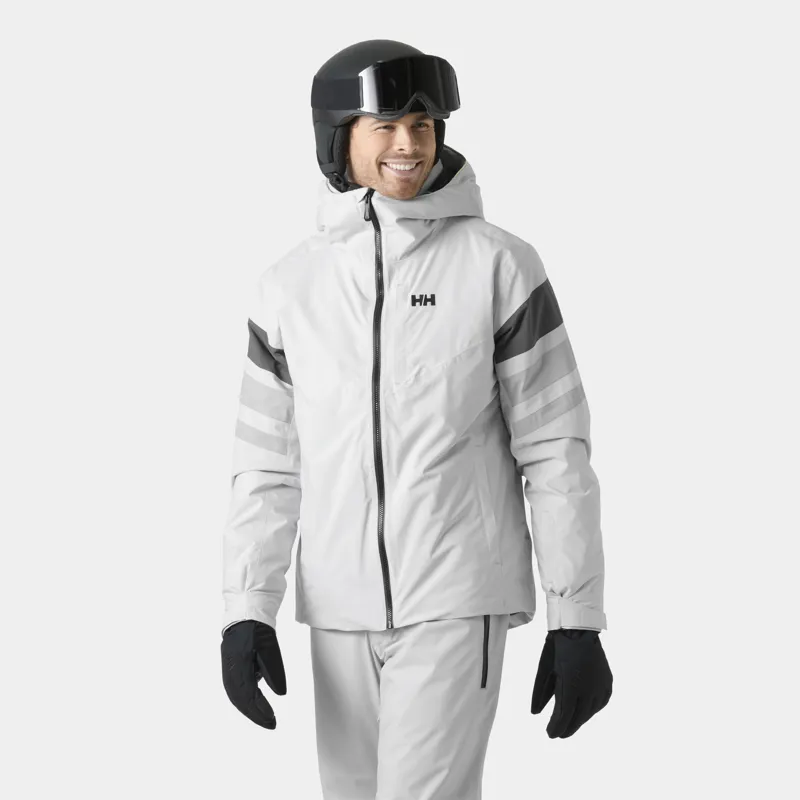 Helly Hansen Panoramic Mens Ski Jacket - Grey Fog-5