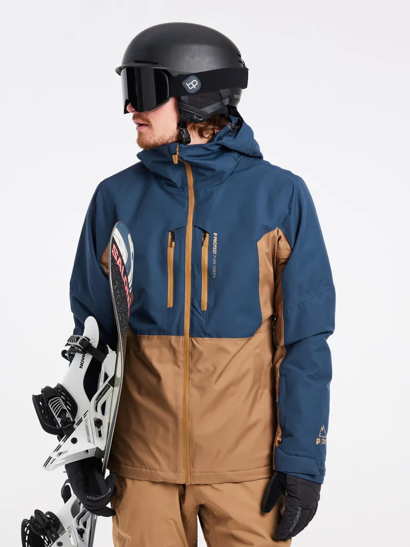 Protest Barent Mens Ski Jacket - Blue Nights-5