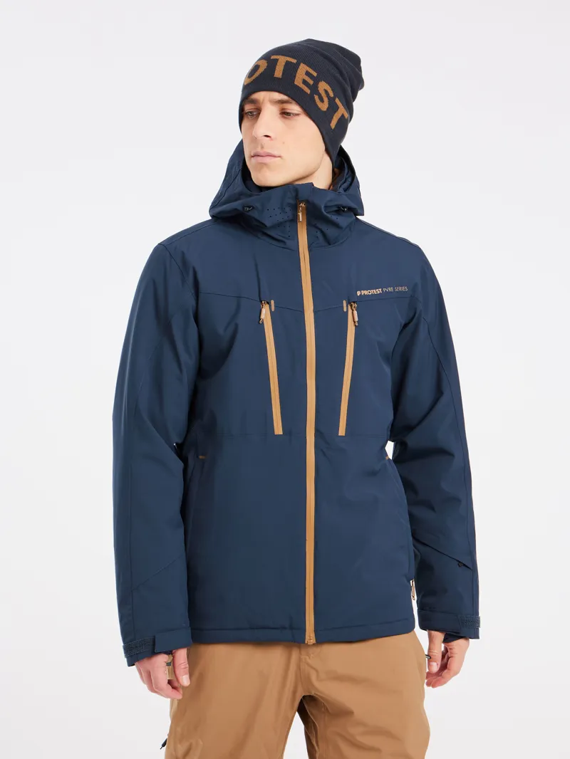 Protest Timo 2.0 Mens Ski Jacket - Blue Nights-3