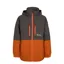 Protest Lars Junior Ski Jacket - Deep Grey/Orange