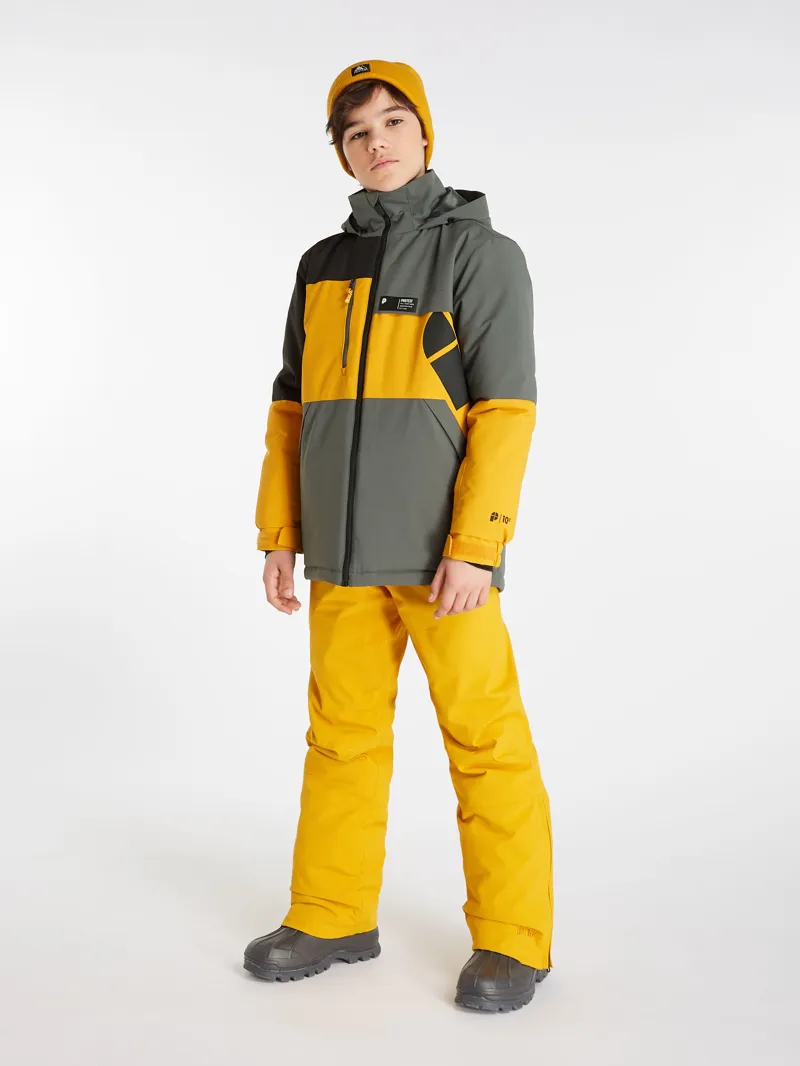 Protest Hugo Junior Ski Jacket - Dark Yellow-3