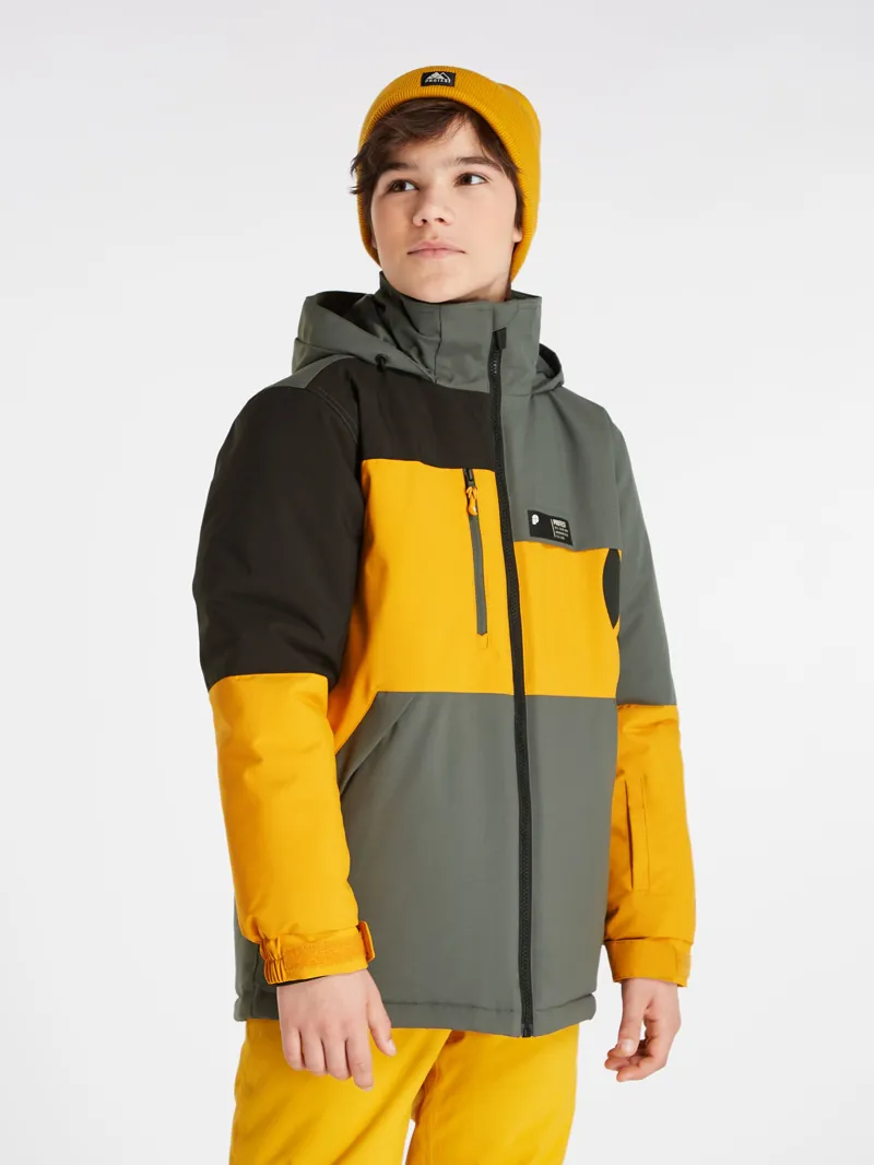 Protest Hugo Junior Ski Jacket - Dark Yellow-2