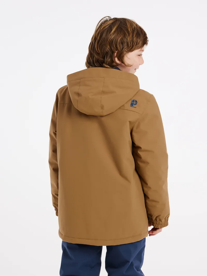 Protest Flynty Junior Ski Jacket - Sandy Brown-2