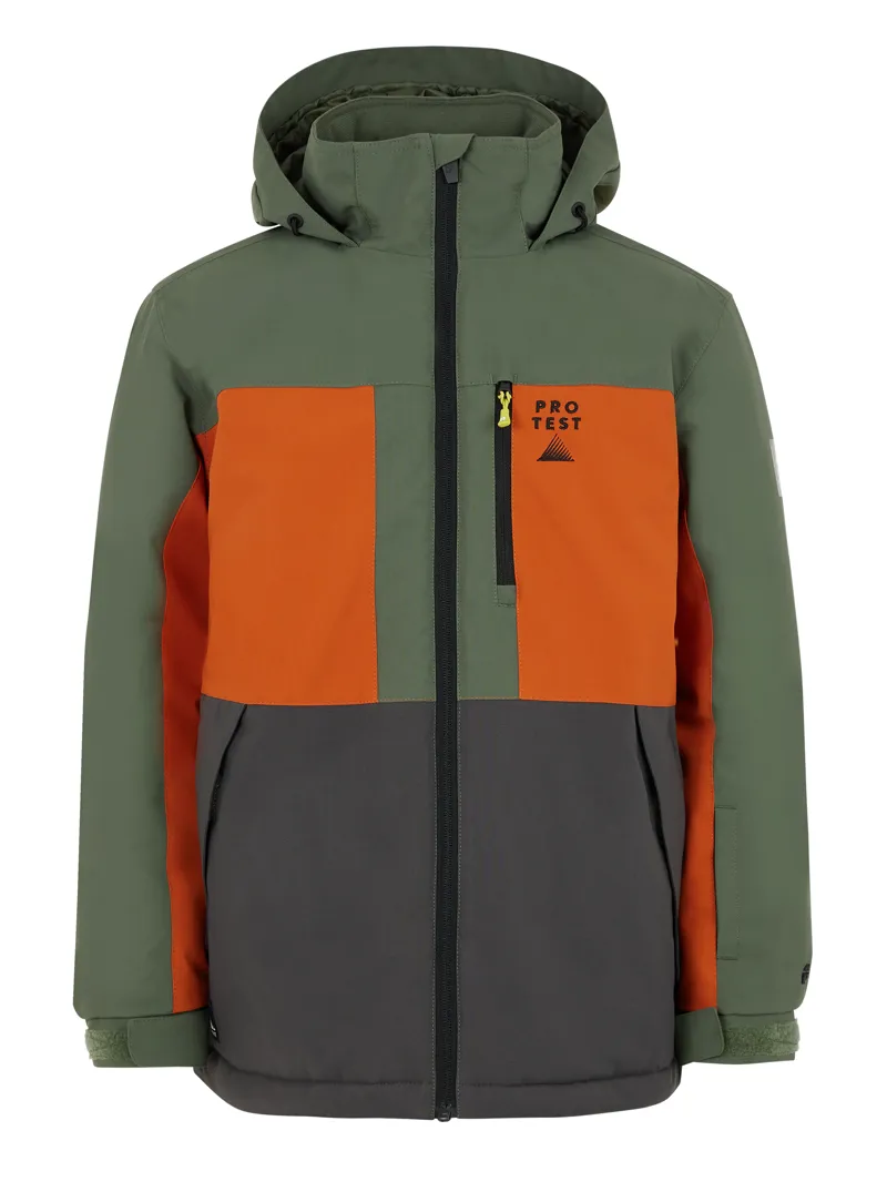 Protest Buzzard Junior Ski Jacket - Thyme Green