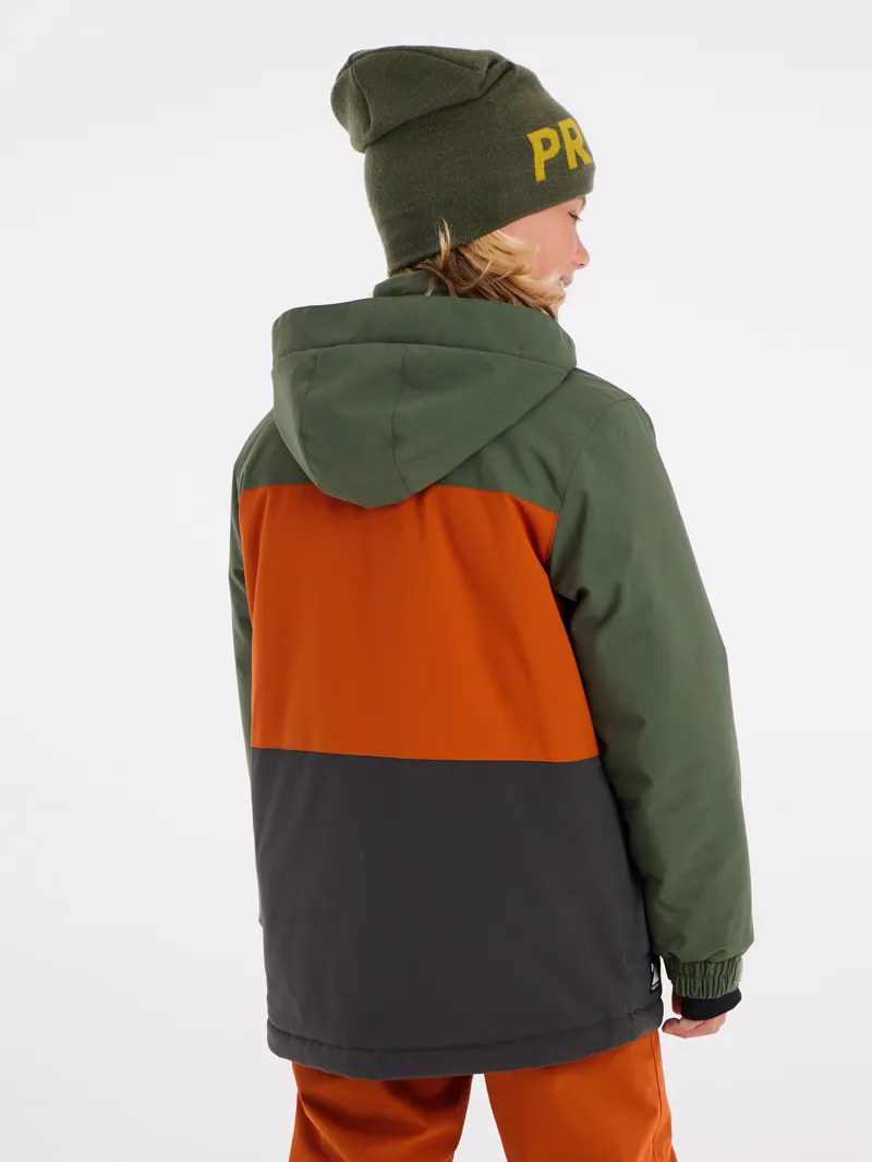 Protest Buzzard Junior Ski Jacket - Thyme Green-2