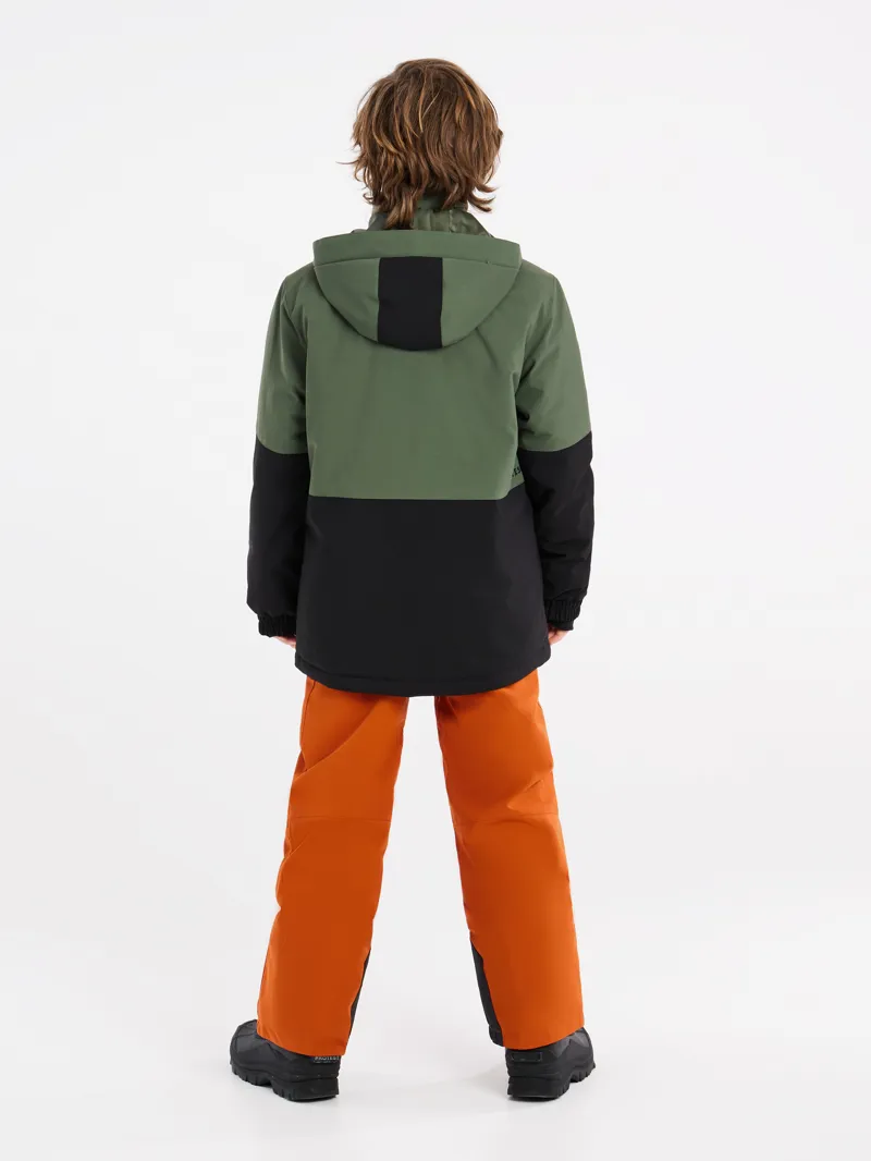 Protest Redstar Junior Ski Jacket - Thyme Green-2