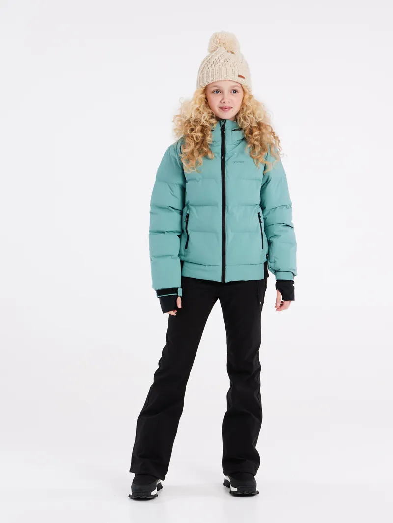 Protest Teliny Junior Ski Jacket - Crocodile Green-3