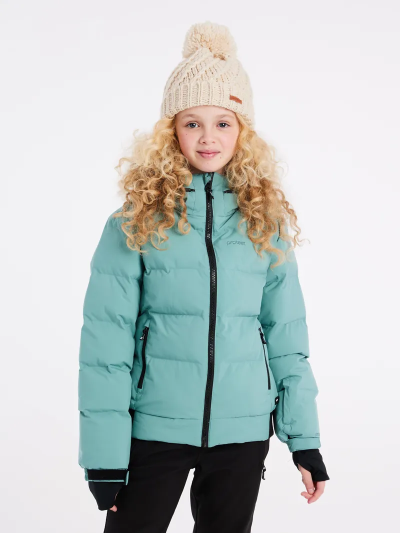 Protest Teliny Junior Ski Jacket - Crocodile Green-4