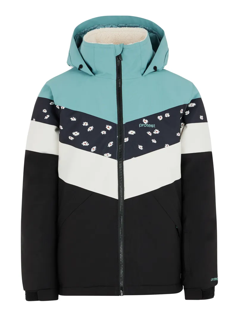 Protest Fugy Junior Ski Jacket - Crocodile Green