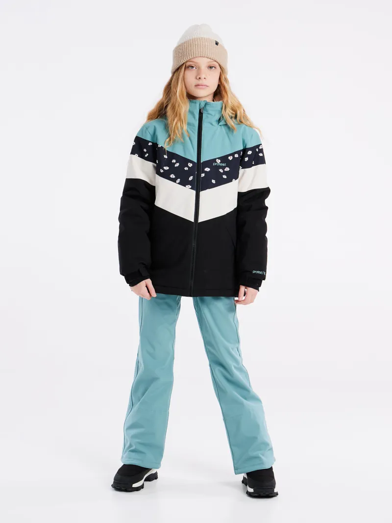 Protest Fugy Junior Ski Jacket - Crocodile Green-4